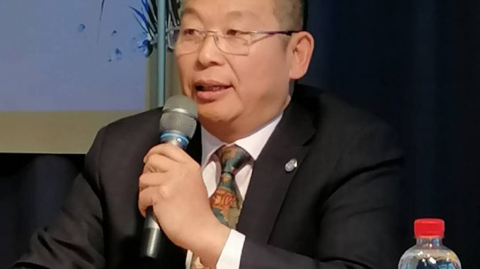 杨建利在科隆民运大会上演讲